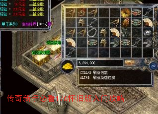 传奇新手必看176怀旧版入门攻略 传奇新手必看176怀旧版入门攻略