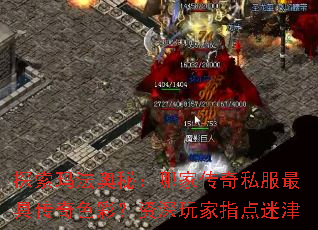 探索玛法奥秘:哪家传奇私服最具传奇色彩?资深玩家指点迷津 探索玛法奥秘:哪家传奇私服最具传奇色彩?资深玩家指点迷津