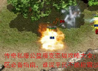 传奇私服公益服变态版攻略大全:新服开区必备指南,谁说平民不能称霸沙巴克 传奇私服公益服变态版攻略大全:新服开区必备指南,谁说平民不能称霸沙巴克