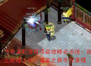 传奇单职业可提款攻略必杀技:踏上巅峰之巅,暴富之路尽在掌握 传奇单职业可提款攻略必杀技:踏上巅峰之巅,暴富之路尽在掌握