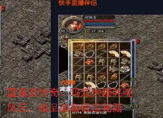 蓝魔套传奇:玛法大陆叱咤风云,极品装备锻造秘籍 蓝魔套传奇:玛法大陆叱咤风云,极品装备锻造秘籍