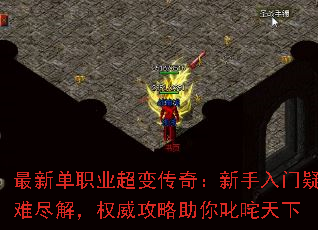 最新单职业超变传奇:新手入门疑难尽解,权威攻略助你叱咤天下 最新单职业超变传奇:新手入门疑难尽解,权威攻略助你叱咤天下