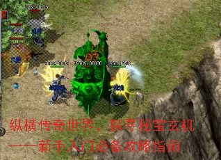 纵横传奇世界,探寻秘宝玄机——新手入门必备攻略指南 纵横传奇世界,探寻秘宝玄机——新手入门必备攻略指南