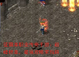 征霸单职业传奇手游:巅峰榜单,最强攻略求指路 征霸单职业传奇手游:巅峰榜单,最强攻略求指路