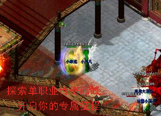 探索单职业传奇巅峰:开启你的专属征程 探索单职业传奇巅峰:开启你的专属征程