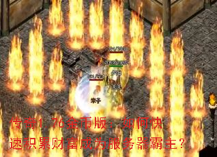 传奇1.76金币版:如何快速积累财富成为服务器霸主? 传奇1.76金币版:如何快速积累财富成为服务器霸主?