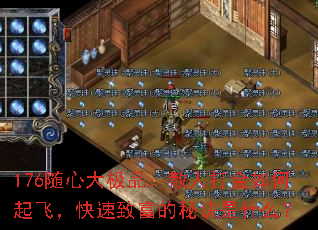 176随心大极品:散人打金如何起飞,快速致富的秘诀是什么? 176随心大极品:散人打金如何起飞,快速致富的秘诀是什么?