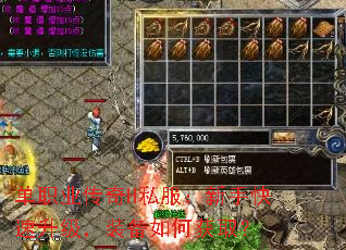 单职业传奇H私服:新手快速升级,装备如何获取? 单职业传奇H私服:新手快速升级,装备如何获取?