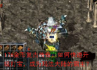 176金币复古传奇:如何快速升级打宝,成为玛法大陆的霸主? 176金币复古传奇:如何快速升级打宝,成为玛法大陆的霸主?