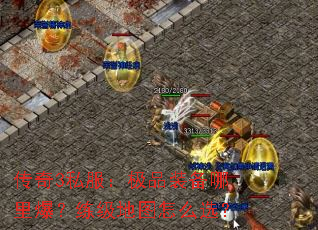 传奇3私服:极品装备哪里爆?练级地图怎么选? 传奇3私服:极品装备哪里爆?练级地图怎么选?