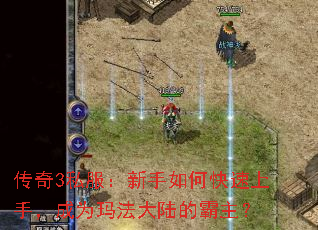传奇3私服:新手如何快速上手,成为玛法大陆的霸主? 传奇3私服:新手如何快速上手,成为玛法大陆的霸主?