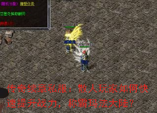 传奇续章私服:散人玩家如何快速提升战力,称霸玛法大陆? 传奇续章私服:散人玩家如何快速提升战力,称霸玛法大陆?