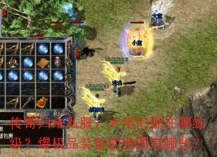 传奇归来私服:大佬们都在哪练级?爆极品装备的地图有哪些? 传奇归来私服:大佬们都在哪练级?爆极品装备的地图有哪些?