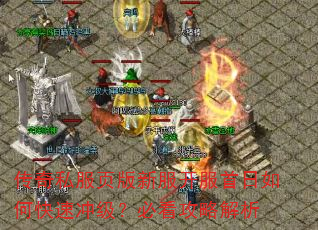 传奇私服页版新服开服首日如何快速冲级?必看攻略解析 传奇私服页版新服开服首日如何快速冲级?必看攻略解析