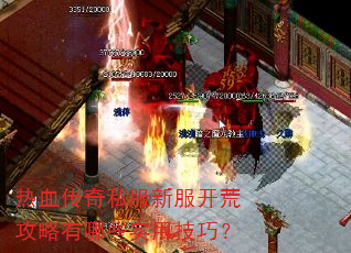 热血传奇私服新服开荒攻略有哪些实用技巧? 热血传奇私服新服开荒攻略有哪些实用技巧?