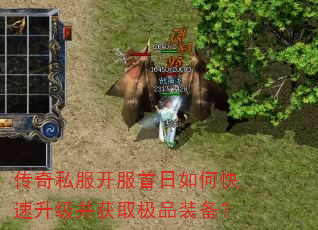 传奇私服开服首日如何快速升级并获取极品装备? 传奇私服开服首日如何快速升级并获取极品装备?