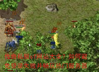 传奇私服sf网站大全?如何避免登录失败并畅玩热门服务器 传奇私服sf网站大全?如何避免登录失败并畅玩热门服务器