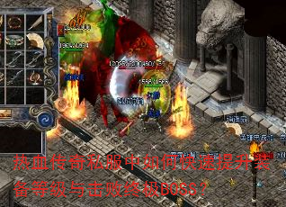 热血传奇私服中如何快速提升装备等级与击败终极BOSS? 热血传奇私服中如何快速提升装备等级与击败终极BOSS?