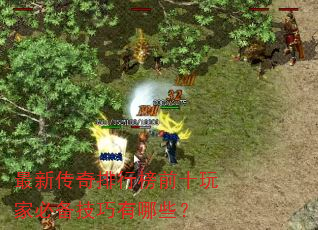 最新传奇排行榜前十玩家必备技巧有哪些? 最新传奇排行榜前十玩家必备技巧有哪些?