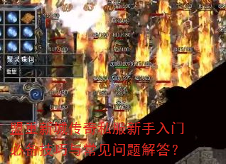 盟重新城传奇私服新手入门必备技巧与常见问题解答? 盟重新城传奇私服新手入门必备技巧与常见问题解答?