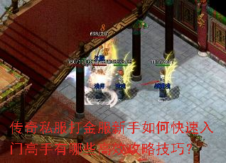 传奇私服打金服新手如何快速入门高手有哪些高效攻略技巧? 传奇私服打金服新手如何快速入门高手有哪些高效攻略技巧?