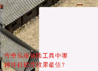 传奇私服辅助工具中哪种挂机软件效果最佳? 传奇私服辅助工具中哪种挂机软件效果最佳?