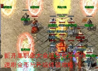 新开单职业大金服传奇如何快速刷金币与升级终极攻略? 新开单职业大金服传奇如何快速刷金币与升级终极攻略?