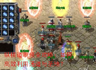 纵横道刷怪全攻略:如何高效利用通道与圣地? 纵横道刷怪全攻略:如何高效利用通道与圣地?