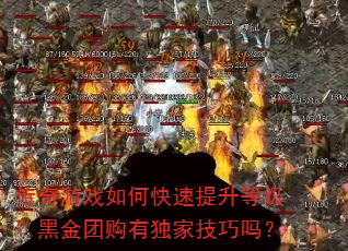 传奇游戏如何快速提升等级?黑金团购有独家技巧吗? 传奇游戏如何快速提升等级?黑金团购有独家技巧吗?