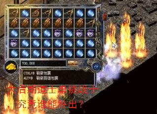 大后期道士单挑战士,究竟谁能胜出? 大后期道士单挑战士,究竟谁能胜出?