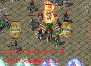 如何高效挂机q宠大乐斗微端以快速提升战力? 如何高效挂机q宠大乐斗微端以快速提升战力?