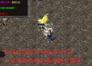 如何快速提升等级至999级?变态版传奇私服攻略全解析 如何快速提升等级至999级?变态版传奇私服攻略全解析