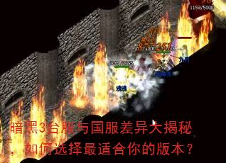 暗黑3台服与国服差异大揭秘,如何选择最适合你的版本? 暗黑3台服与国服差异大揭秘,如何选择最适合你的版本?