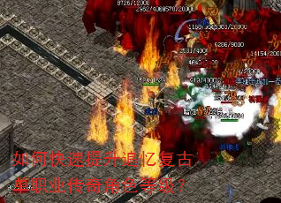 如何快速提升追忆复古单职业传奇角色等级? 如何快速提升追忆复古单职业传奇角色等级?
